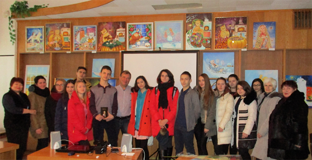 Письменник Олександр Балабко провів творчу зустріч із старшокласниками СШ № 193 (фото)