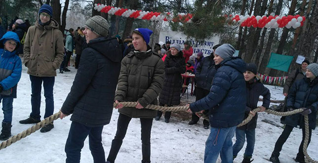 На острові Долобецький влаштували свято Масляної для дітей Подільського району (фото)