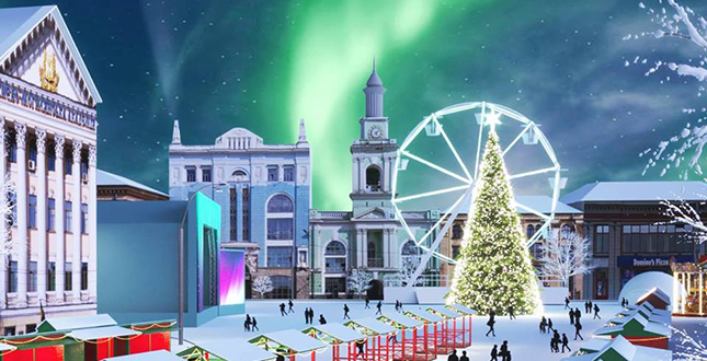 15 грудня на Контрактовій площі відкриється новорічно-різдвяне містечко (фото)