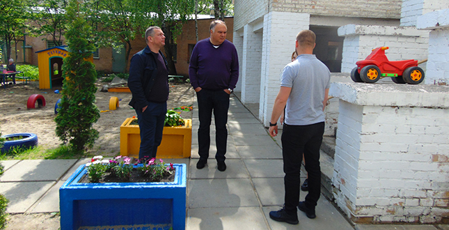 10 травня Віктор Смирнов перевірив приміщення ДНЗ № 162 (фото)