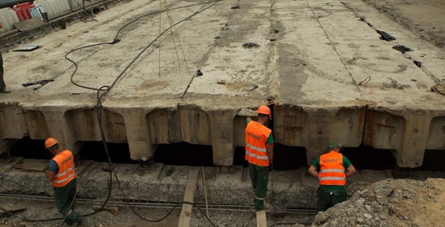 Віталій Кличко показав, як тривають роботи з оновлення Борщагівського шляхопроводу