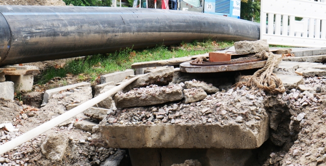 Продовжуються ремонтні роботи на Мостицькому каналізаційному колекторі