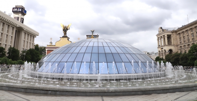 У День Києва розпочали свою роботу київські фонтани (+фото)