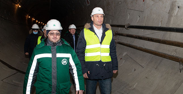 Віталій Кличко показав, як будують метро на Виноградар (+фото, відео)