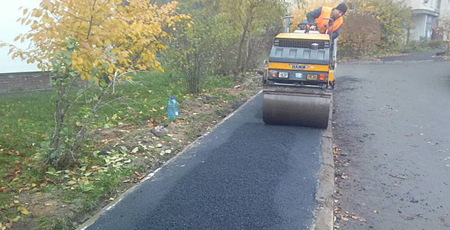 Триває ремонт доріг та вулиць Подільського району (фото)